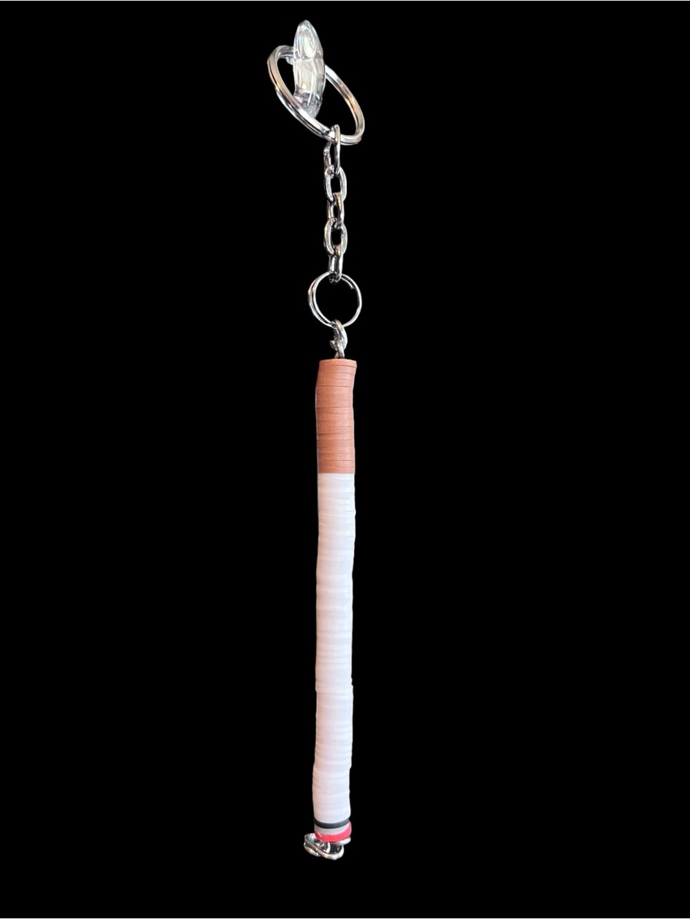 Beaded Cigarettes Keychain